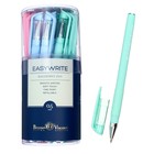 Ручка шариковая EasyWrite Zefir, 0,5 мм, синие чернила, матовый корпус Silk Touch, МИКС - фото 298461077