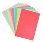 Бумага цветная А4, 12 листов, 12 цветов Calligrata, тонированная в массе, 80 г/м² - Фото 2