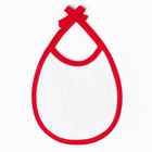 Слюнявчик «Новогодний медвежонок», 100% хлопок, интерлок - Фото 4