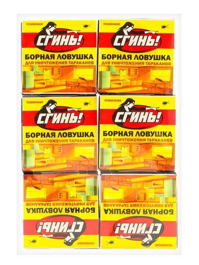 Средство от тараканов "Сгинь №88" Борная ловушка, 6 шт.