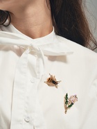 Брошь «Оса» глянцевая, цветная в золоте - Фото 4