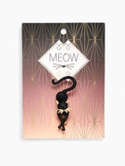 Брошь «Кошка» грация, цвет чёрный в золоте - Фото 4