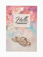 Брошь «Скрипичный ключ» с жемчужными нотками, цвет белый в золоте - Фото 6