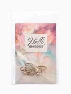 Брошь «Скрипичный ключ» с жемчужными нотками, цвет белый в золоте - Фото 9