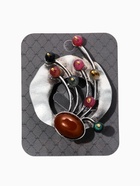 Брошь «Ветвь турмалиновая», цветная в черненом серебре  (артикул 3734770)  большой выбор товаров оптом и в розницу по низким ценам с доставкой