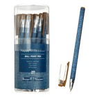 Ручка шариковая HappyWrite «Джинса», узел 0.5 мм, синие чернила, матовый корпус Silk Touch - Фото 1
