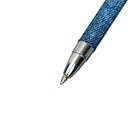 Ручка шариковая HappyWrite «Джинса», узел 0.5 мм, синие чернила, матовый корпус Silk Touch - Фото 3
