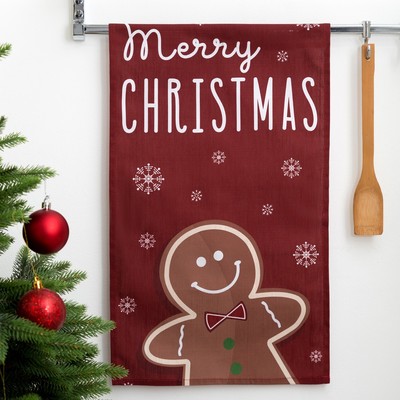 Полотенце кухонное "Этель" "Новогодний пряник" 34х58 см, 100% хл, репс 165 г/м²