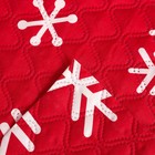 Покрывало «Экономь и Я» Новогодние снежинки 1,5 сп. 150×210 см, микрофайбер, 75 г/м² - Фото 3