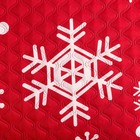 Покрывало «Экономь и Я» Новогодние снежинки 2 сп. 180×210 см, микрофайбер, 75 г/м² - Фото 2