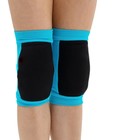Наколенники для гимнастики и танцев Grace Dance, с уплотнителем, р. XS, 4-7 лет, цвет бирюза/чёрный - Фото 2
