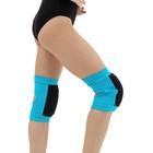 Наколенники для гимнастики и танцев Grace Dance, с уплотнителем, р. XS, 4-7 лет, цвет бирюза/чёрный - Фото 5