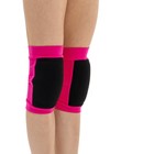 Наколенники для гимнастики и танцев Grace Dance, с уплотнителем, р. XS, 4-7 лет, цвет фуксия/чёрный - Фото 2