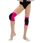 Наколенники для гимнастики и танцев Grace Dance, с уплотнителем, р. XS, 4-7 лет, цвет фуксия/чёрный - Фото 6