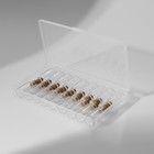 Набор баночек для хранения мелочей, d=1.5×3 см, 3 мл, 18 шт., в контейнере, 15×8×2 см - Фото 6