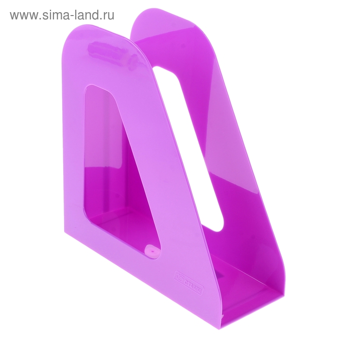 Лоток для бумаг вертикальный «Фаворит», фиолетовый VIOLET - Фото 1