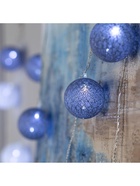 Гирлянда - нить, 5 м с насадками «Клубки снежные», IP20, прозрачная нить, 20 LED, свечение белое, 220 В - фото 118556974 Гирлянда - нить, 5 м с насадками «Клубки снежные», IP20, прозрачная нить, 20 LED, свечение белое, 220 В - фото 118556974