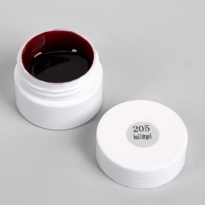 Гель-лак для стемпинга, 3-х фазный, LED/UV, 5 мл, цвет бордовый