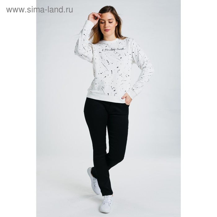 Джинсы женские 5219 цвет чёрный, р-р 54-56 (38) - Фото 1