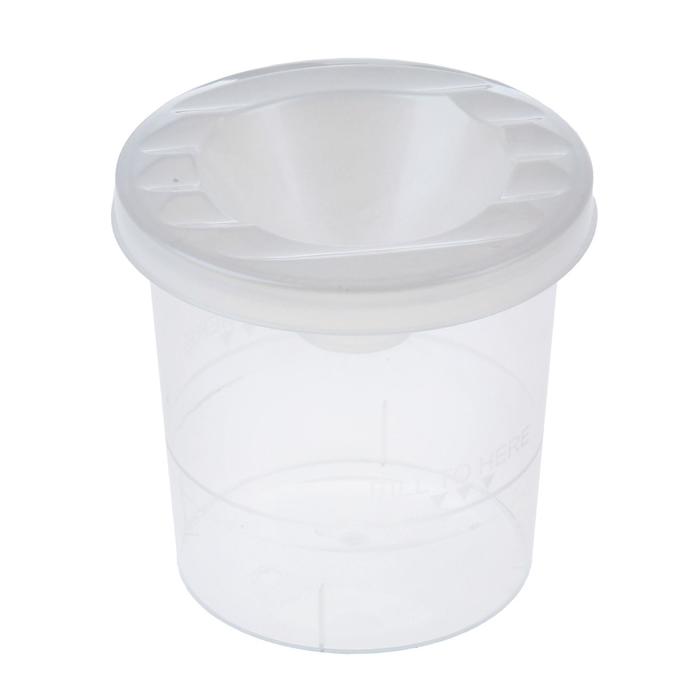 Стакан-непроливайка 210 мл, Cristal, белый - Фото 1