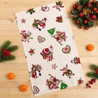 Полотенце Рождественские каникулы 35*58 +-2 см., рогожка, 100% хлопок - Фото 1