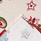 Полотенце Рождественские каникулы 35*58 +-2 см., рогожка, 100% хлопок - Фото 3