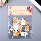 Пуговица декоративная дерево "Ключ с бантом" 2,9х1,8 см - Фото 4