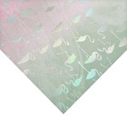 Бумага для скрапбукинга с голографическим фольгированием «Яркие фламинго», 20 × 21.5 см, 250 г/м - Фото 2