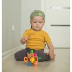 Погремушка развивающая игрушка Крошка Я «Шар трещотка», от 3 мес., красный - Фото 13