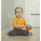 Погремушка развивающая игрушка Крошка Я «Шар трещотка», от 3 мес., красный - Фото 15