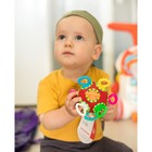 Погремушка развивающая игрушка Крошка Я «Шар трещотка», от 3 мес., красный - Фото 8