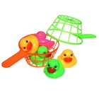 Набор игрушек для ванны «Рыбалка», 2 сачка, 5 уточек, Крошка - Фото 8