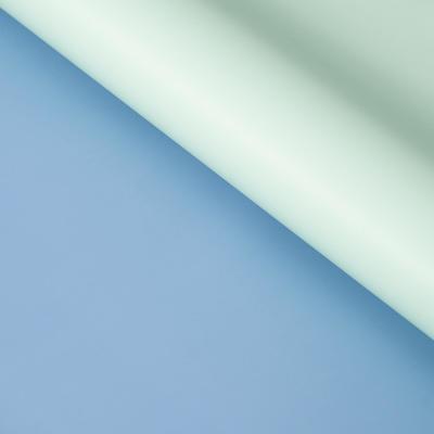 Пленка матовая двусторонняя для цветов и декора, небесно голубой, 60×60 см