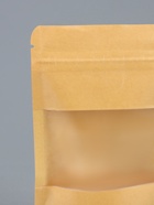 Пакет Zip-lock Крафт с прямоугольным окном 9×14 см  (артикул 3710463)  большой выбор товаров оптом и в розницу по низким ценам с доставкой