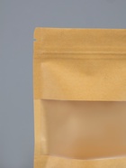 Пакет Zip-lock Крафт с прямоугольным окном 10×15 см  (артикул 3710464)  большой выбор товаров оптом и в розницу по низким ценам с доставкой