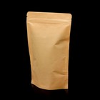 Пакет Zip - lock Крафт с прямоугольным окном 16×26 см - Фото 2