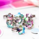 Кольцо «Выбражулька» цветочек единорожки, радужное, безразмерное - Фото 1