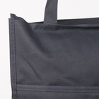 Сумка для обуви, отдел на молнии, 3 наружных кармана, цвет серый - Фото 4