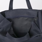 Сумка для обуви, отдел на молнии, 3 наружных кармана, цвет серый - Фото 5