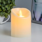 Светодиодная свеча, ночник LED RISALUX «Большая», от батареек 3ААА, 7.5×7.5×10 см - Фото 2