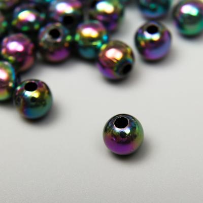 Бусины для творчества пластик "Бензиновый" набор 20 гр 0,8х0,8 см