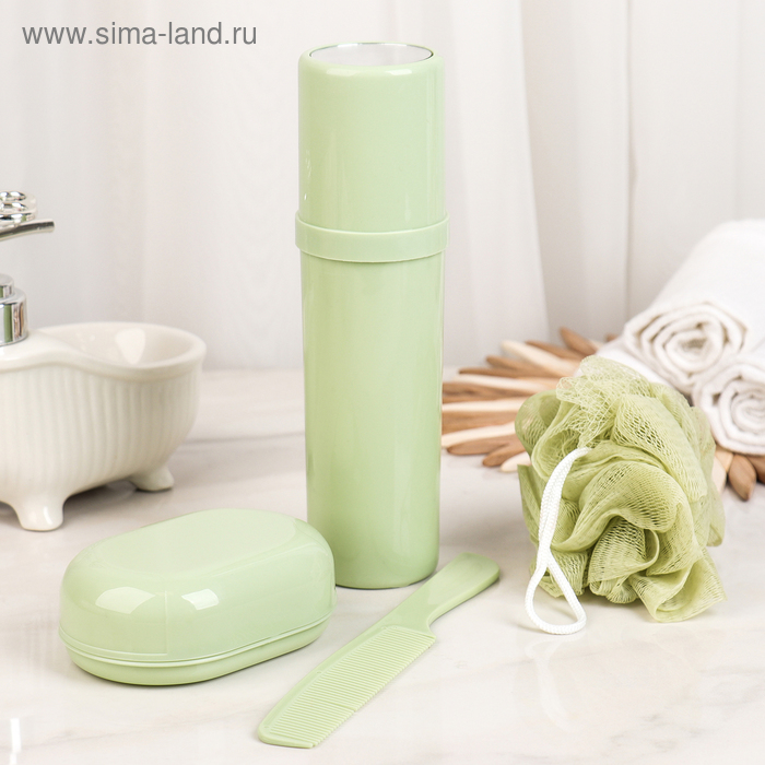 Набор дорожный «Стандарт», 4 предмета, цвет МИКС - Фото 1