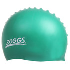 Шапочка для плавания ZOGGS Silicone Jr, силикон, цвет зелёный - Фото 2