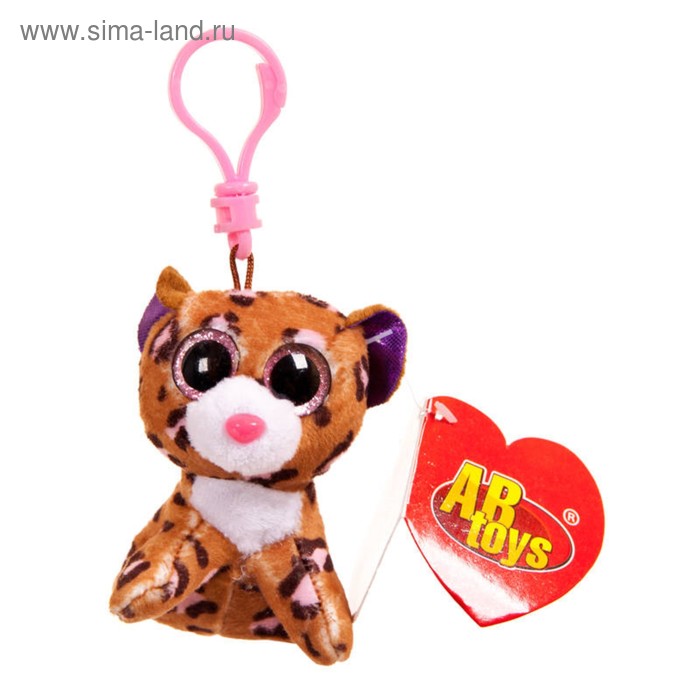 Мягкая игрушка-брелок "Леопард" коричневый, 8 см M0014 - Фото 1