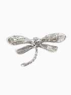 Брошь «Стрекоза» ракушка, цветная в чернёном серебре - Фото 2