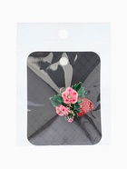 Брошь «Земляничка», с цветами, цветная в золоте  (артикул 3734721)  большой выбор товаров оптом и в розницу по низким ценам с доставкой