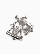 Брошь «Колокольчики», цвет белый в серебре - Фото 2