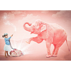 Игровой коврик-мешок для хранения игрушек 2 в 1 Play&Go, коллекция Designer, «Розовый слон - Фото 3
