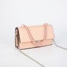 Цепочка для сумки, пластиковая, 17×23 мм, 120 см, бежевая - Фото 3