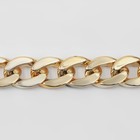 Цепочка для сумки, пластиковая, 15×21 мм, 120 см, цвет золотой - Фото 2